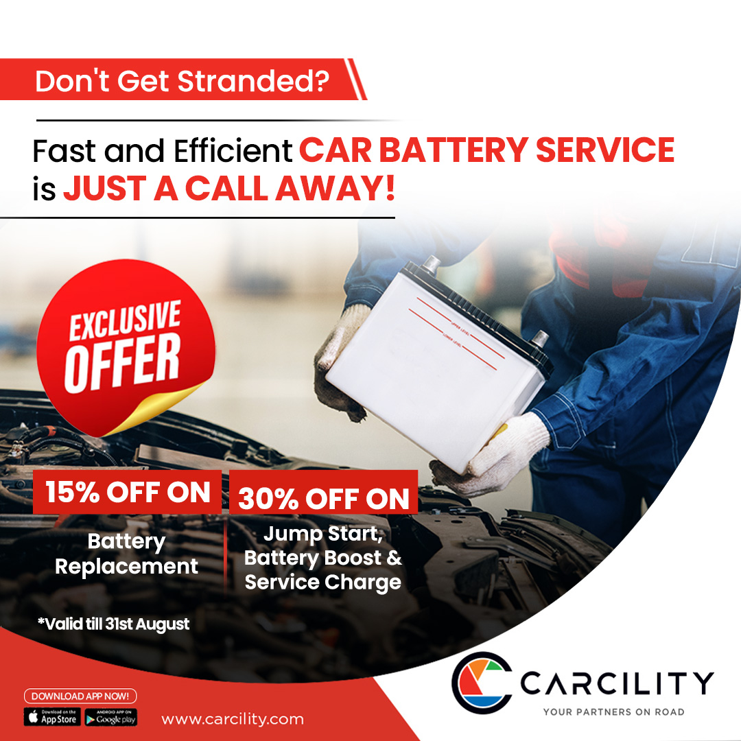 Carcility Exclusive Offers - Car Batter